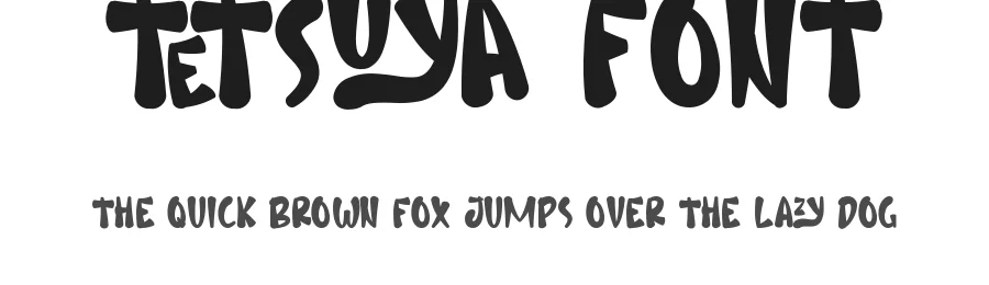 Tetsuya Font by noahtype — Display Font