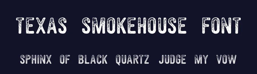 Texas Smokehouse Font by Hustle Supply Co — Sans Serif Font — thumbnail 2
