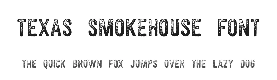 Texas Smokehouse Font by Hustle Supply Co — Sans Serif Font