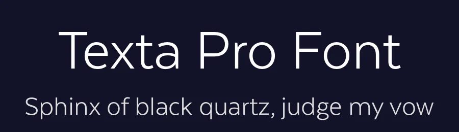 Texta Pro Font by Latinotype — Sans Serif Font — thumbnail 2