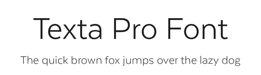 Texta Pro Font by Latinotype — Sans Serif Font
