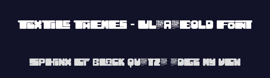 Textile Themes – Ultra-Bold Font by 177Studio — Display Font — thumbnail 2