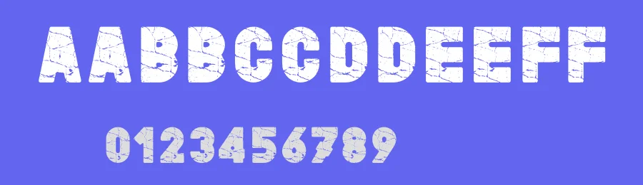 Texture Type Font by MistyDesigns — Sans Serif Font — thumbnail 3