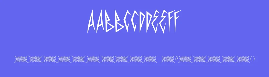 TF Sadistic Font by Teenage Foundry — Display Font — thumbnail 3