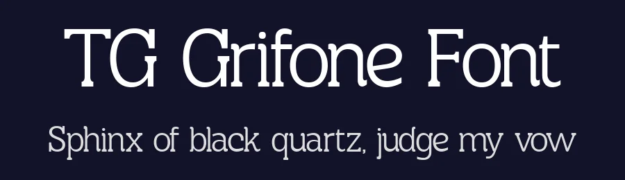 TG Grifone Font by mochoby — Display Font — thumbnail 2
