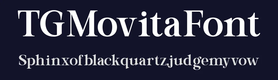 TG Movita Font by mochoby — Display Font — thumbnail 2