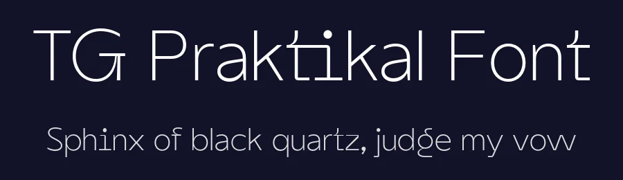 TG Praktikal Font by Tegami Type — Sans Serif Font — thumbnail 2