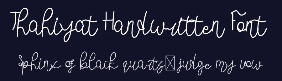 Thahiyat Handwritten Font by edricstudio — Script Handwritten Font — thumbnail 2