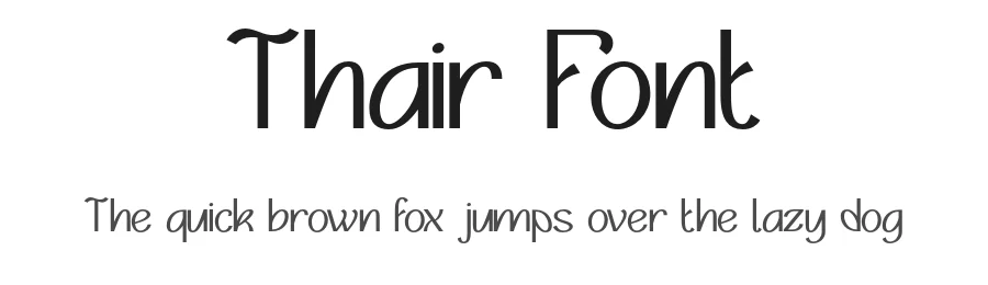 Thair Font by Pikgura Type — Serif Font