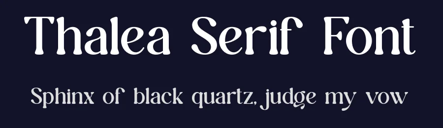 Thalea Serif Font by ErmediaStudio — Decorative Font — thumbnail 2