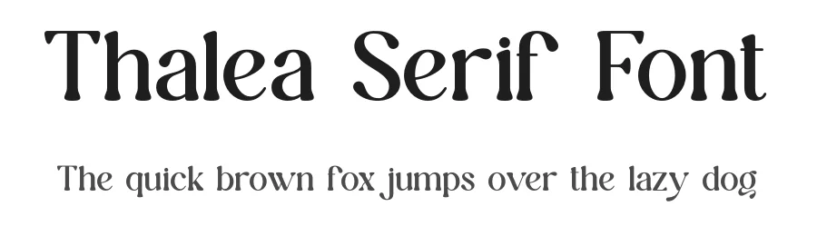 Thalea Serif Font by ErmediaStudio — Decorative Font