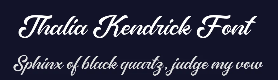 Thalia Kendrick Font by grezlinestudio — Script Handwritten Font — thumbnail 2