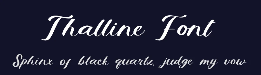 Thalline Font by Dhabee — Script Handwritten Font — thumbnail 2