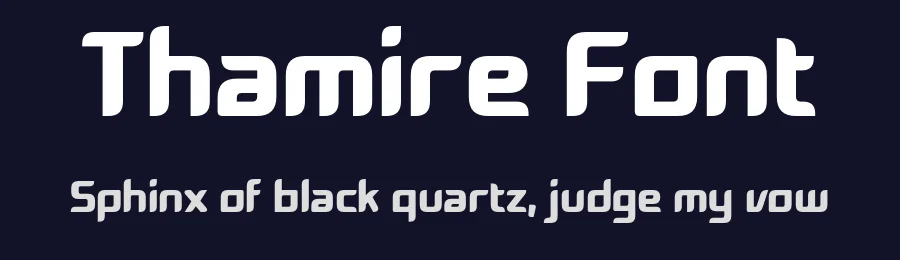 Thamire Font by Mine Type Lab — Display Font — thumbnail 2
