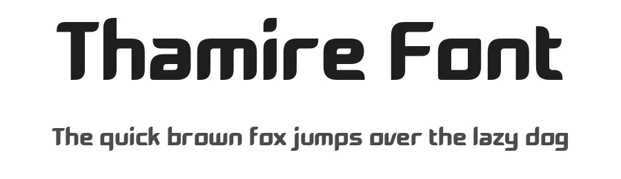 Thamire Font by Mine Type Lab — Display Font