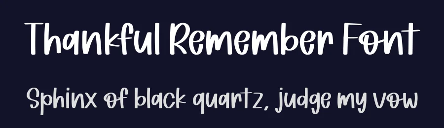 Thankful Remember Font by Siapgraph — Script Handwritten Font — thumbnail 2