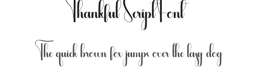 Thankful Script Font by andikastudio — Script Handwritten Font