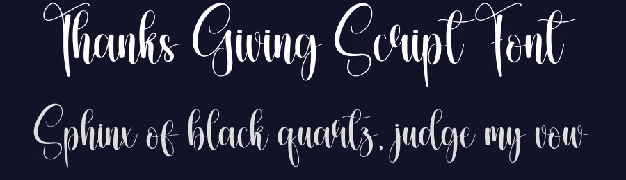 Thanks Giving Script Font by creativeletter — Script Handwritten Font — thumbnail 2