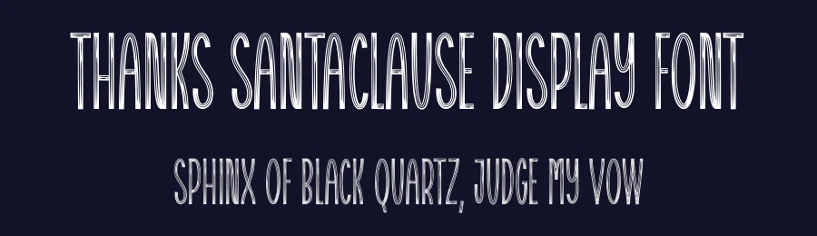 Thanks Santaclause Display Font by creativeletter — Script Handwritten Font — thumbnail 2