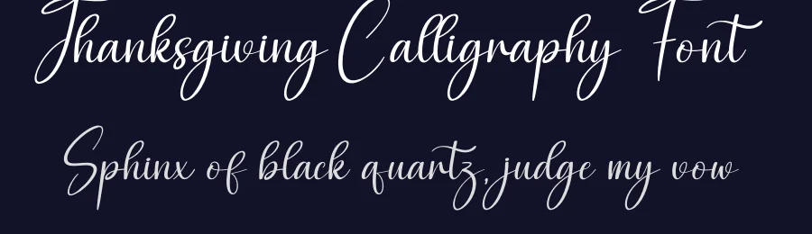 Thanksgiving Calligraphy Font by creativeletter — Script Handwritten Font — thumbnail 2