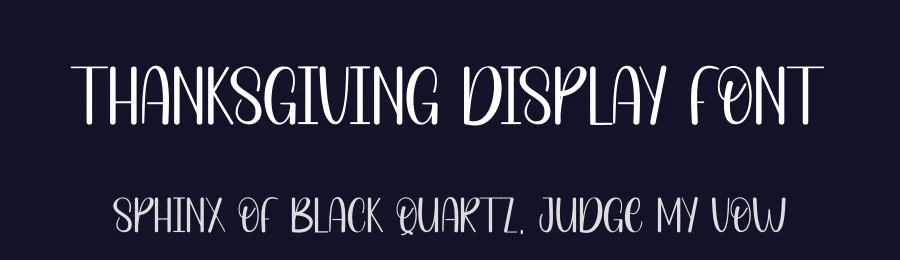 Thanksgiving Display Font by andikastudio — Display Font — thumbnail 2