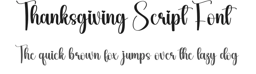 Thanksgiving Script Font by andikastudio — Script Handwritten Font