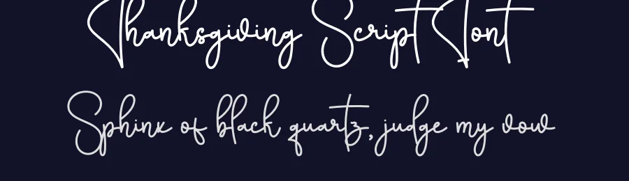 Thanksgiving Script Font by creativeletter — Script Handwritten Font — thumbnail 2