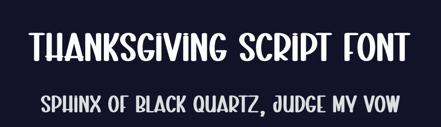 Thanksgiving Script Font by creativeletter — Display Font — thumbnail 2