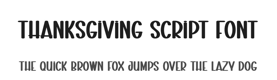 Thanksgiving Script Font by creativeletter — Display Font