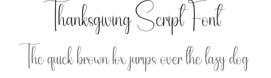 Thanksgiving Script Font by andikastudio — Script Handwritten Font