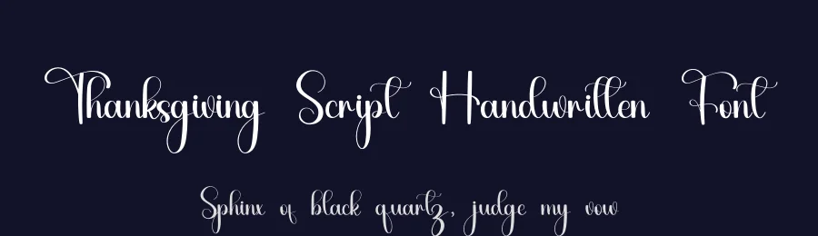 Thanksgiving Script Handwritten Font by inermediaSTUDIO — Script Handwritten Font — thumbnail 2