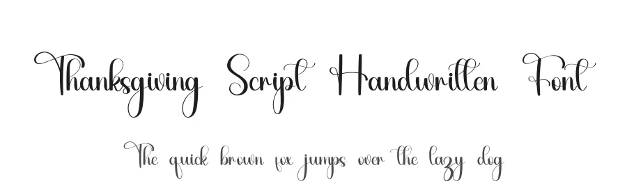 Thanksgiving Script Handwritten Font by inermediaSTUDIO — Script Handwritten Font