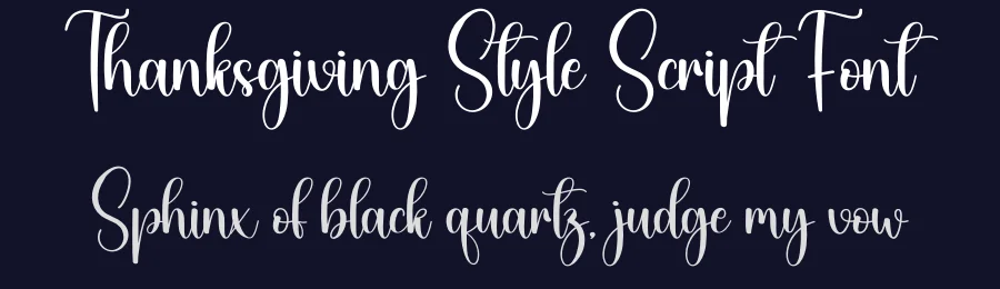 Thanksgiving Style Script Font by creativeletter — Script Handwritten Font — thumbnail 2