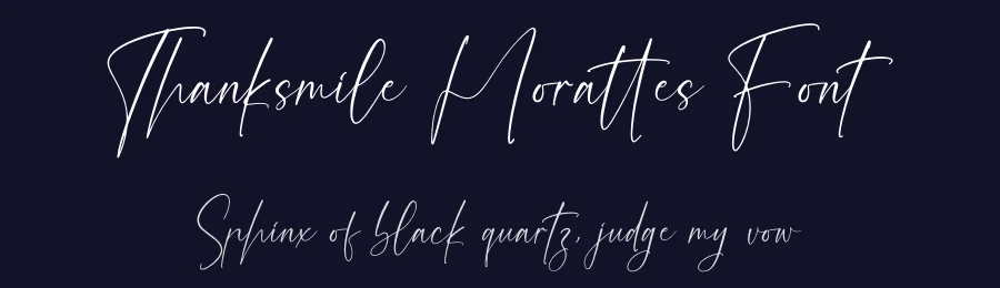 Thanksmile Morattes Font by letterfabric — Script Handwritten Font — thumbnail 2