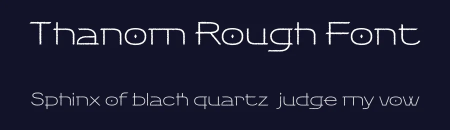 Thanom Rough Font by craftsupplyco — Display Font — thumbnail 2