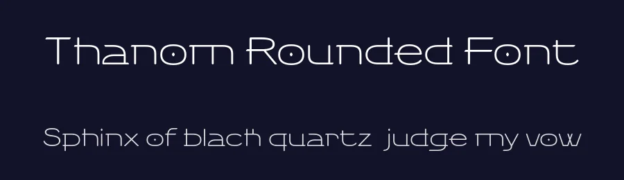 Thanom Rounded Font by craftsupplyco — Display Font — thumbnail 2