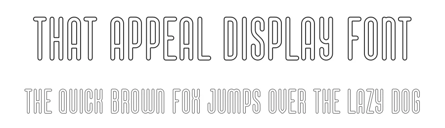 That Appeal Display Font by vpcreativeshop — Display Font
