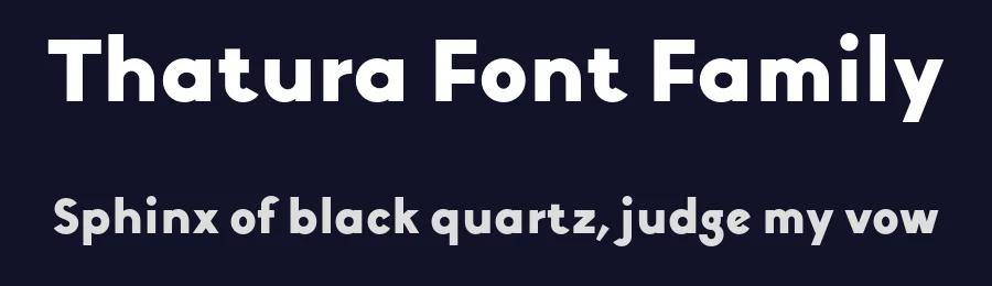 Thatura Font Family by That That Creative — Sans Serif Font — thumbnail 2