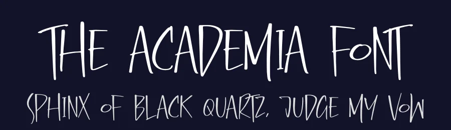 The Academia Font by letterfabric — Display Font — thumbnail 2
