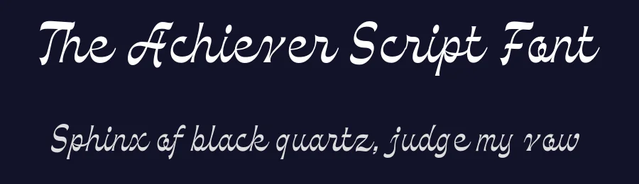 The Achiever Script Font by Letterhend — Script Handwritten Font — thumbnail 2
