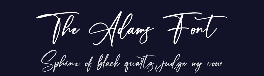 The Adams Font by afterpaper — Script Handwritten Font — thumbnail 2