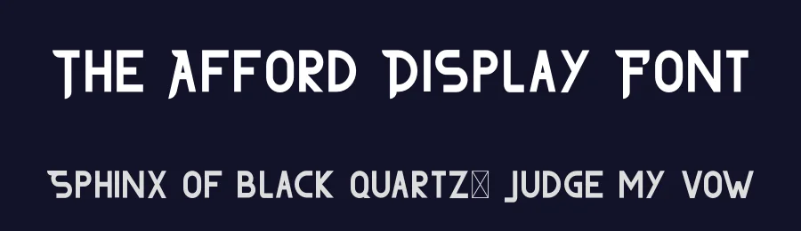 The Afford Display Font by edricstudio — Serif Font — thumbnail 2