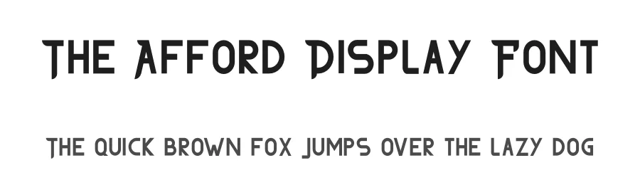 The Afford Display Font by edricstudio — Serif Font
