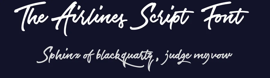 The Airlines Script Font by Kollkolls — Script Handwritten Font — thumbnail 2