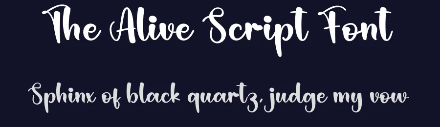 The Alive Script Font by creativeletter — Script Handwritten Font — thumbnail 2