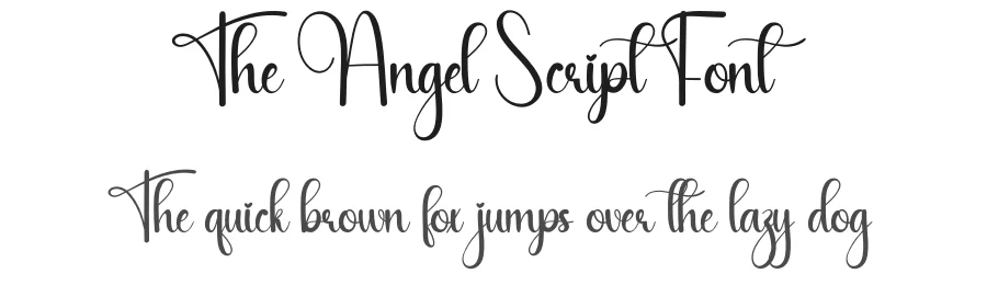 The Angel Script Font by andikastudio — Script Handwritten Font