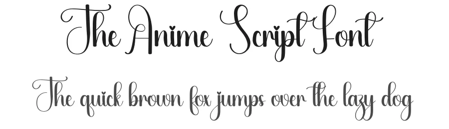 The Anime Script Font by creativeletter — Script Handwritten Font