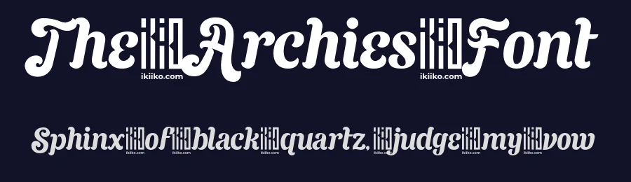 The Archies Font by ikiiko type — Decorative Font — thumbnail 2