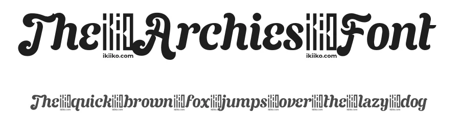 The Archies Font by ikiiko type — Decorative Font