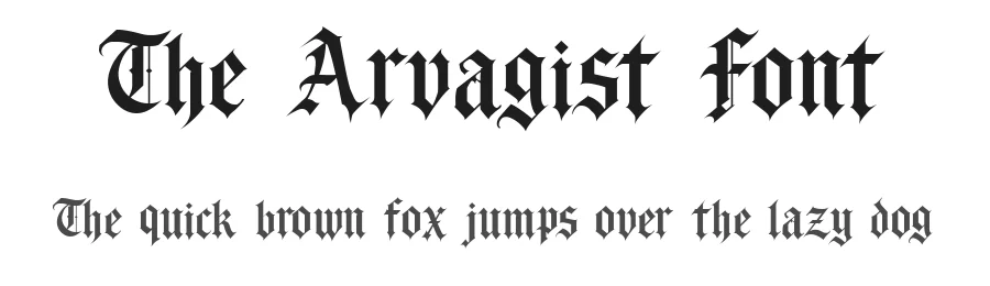 The Arvagist Font by Creacy Studio — Blackletter Font